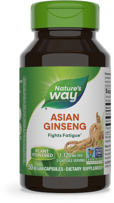 <{%PRIMARY_13400%}>Nature's Way® | Asian Ginseng, 50 capsules