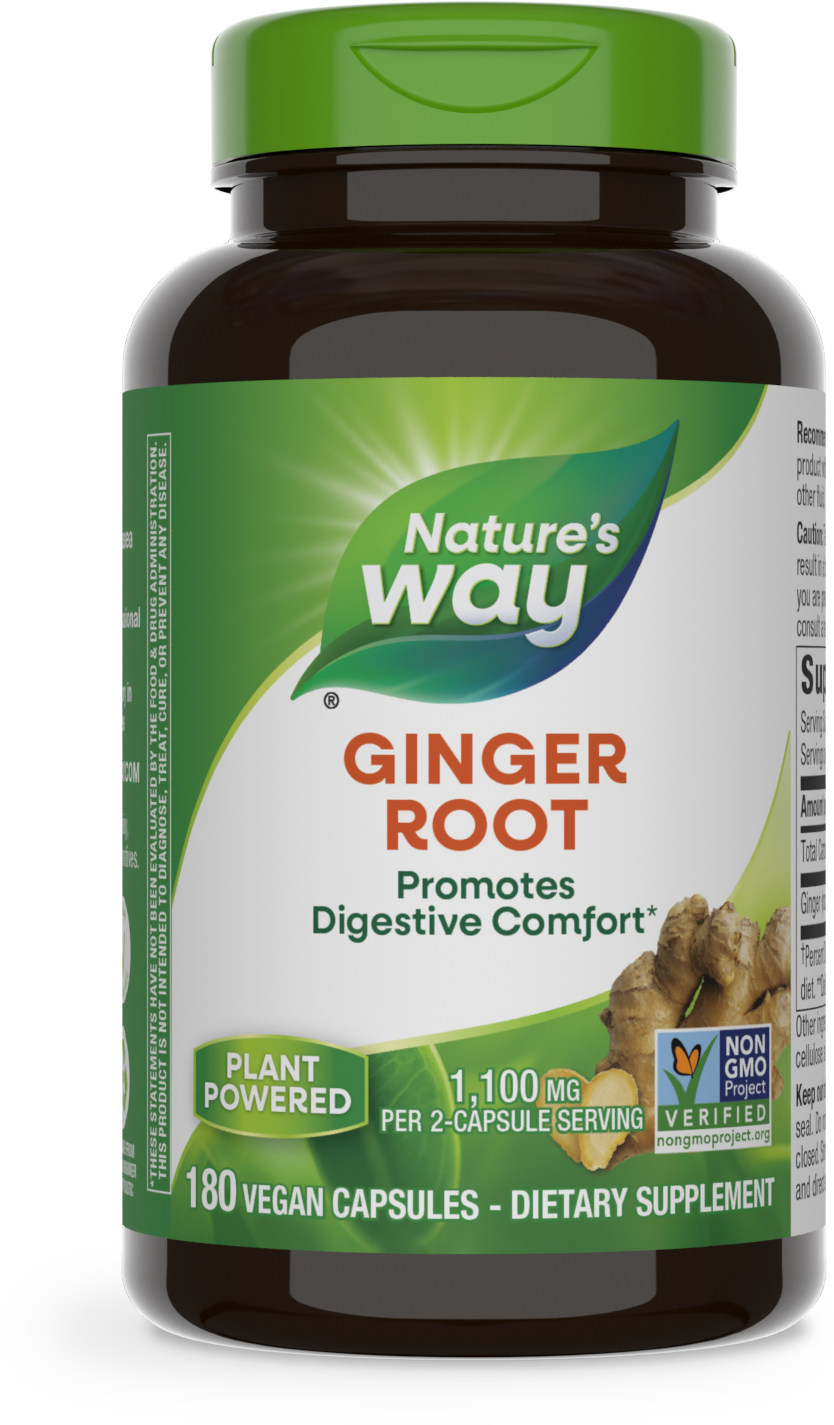<{%PRIMARY_13108%}>Nature's Way® | Ginger Root, 180 capsules