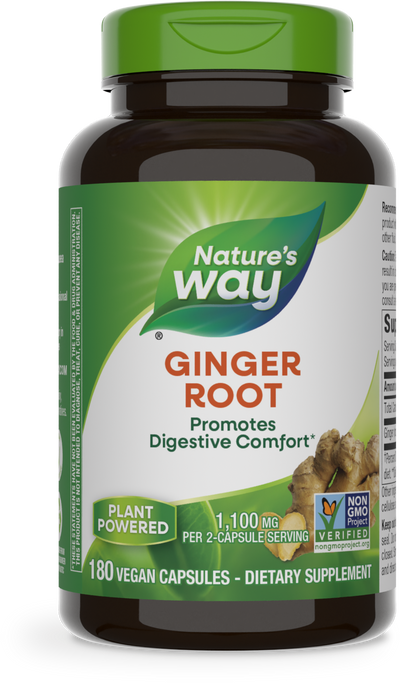 <{%PRIMARY_13108%}>Nature's Way® | Ginger Root, 180 capsules
