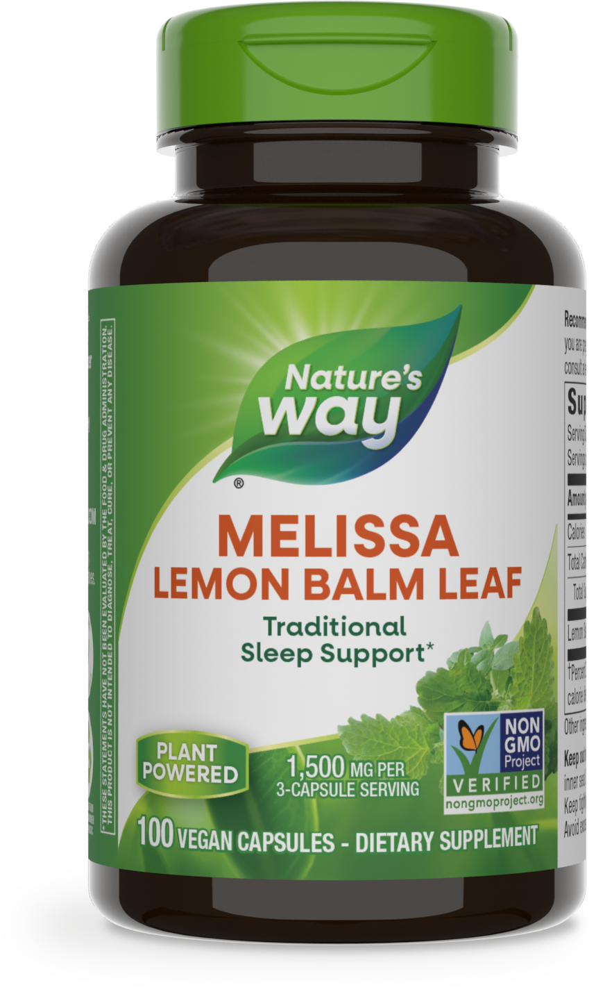<{%PRIMARY_14650%}>Nature's Way® | Melissa-Lemon Balm Leaf, 100 capsules