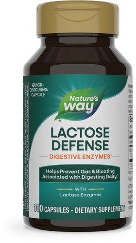 Nature's Way® | Lactose Defense Digestive Enzymes, 100 capsules Sku:47110