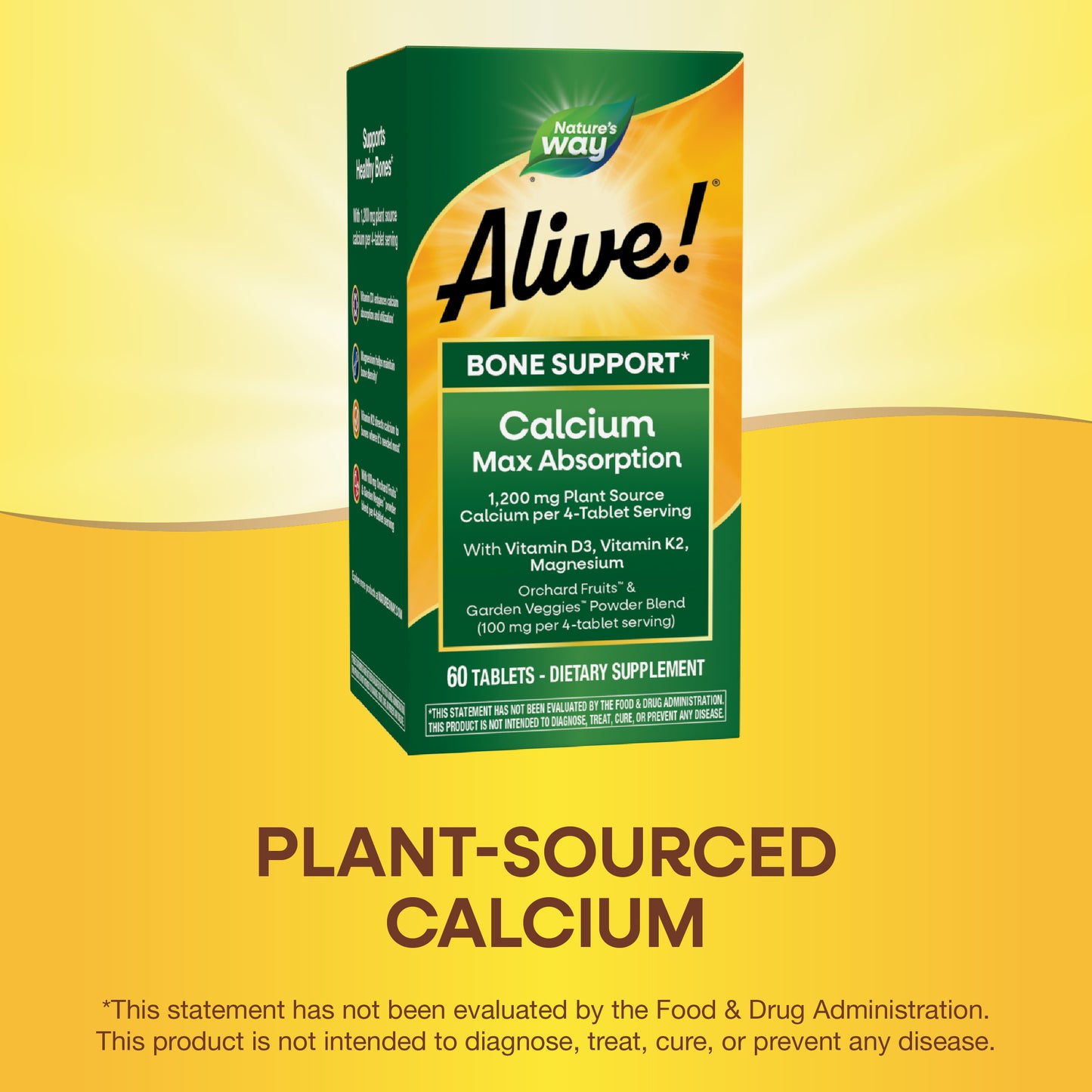 <{%MAIN21_15838%}>Nature's Way® | Alive! Calcium Bone Support