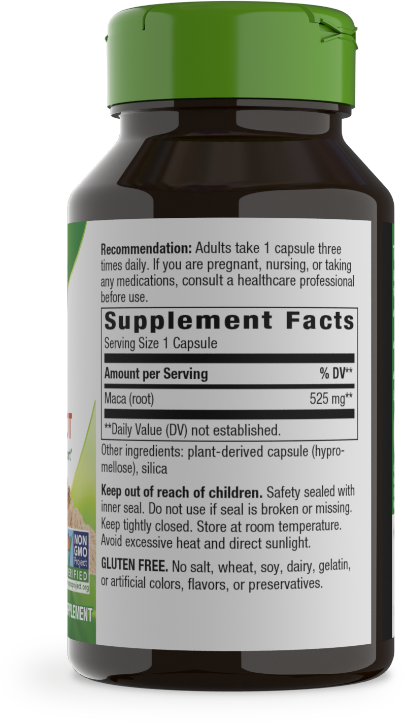 <{%MAIN2_15310%}>Nature's Way® | Maca Root - right side of pack