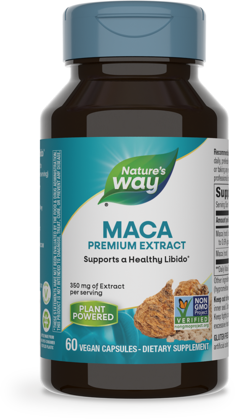 <{%PRIMARY_64200%}>Nature's Way® | Maca Premium Extract, 60 capsules