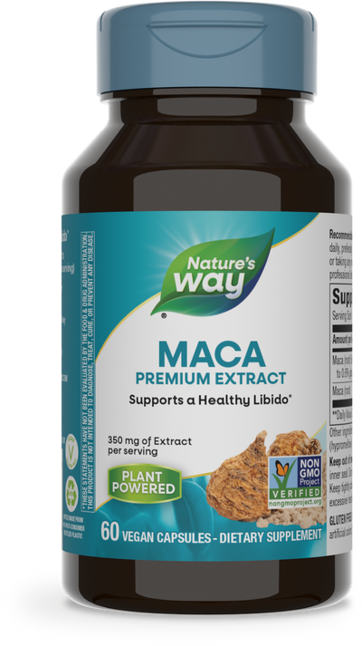 <{%PRIMARY_64200%}>Nature's Way® | Maca Premium Extract, 60 capsules