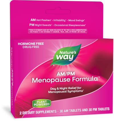 <{%PRIMARY_07206%}>Nature's Way® | AM/PM Menopause Formula, 60 tablets