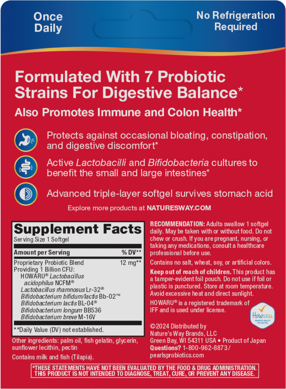 <{%MAIN10_04369%}>Nature's Way® | Probiotic Pearls Complete - back of pack