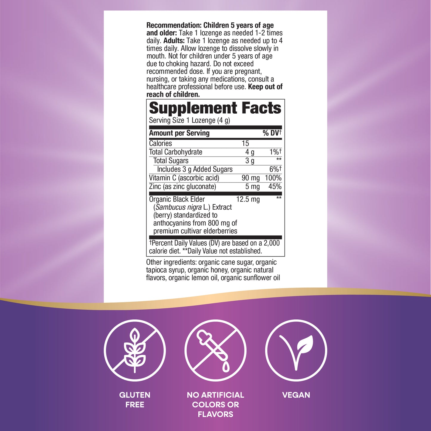 <{%MAIN12_12089%}>Nature's Way® | Sambucus Immune Lozenges