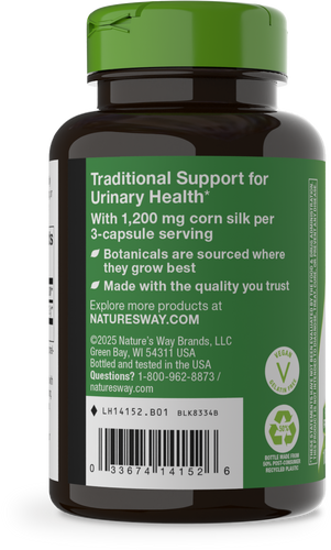 Nature's Way® | Corn Silk - left side of pack Sku:14152