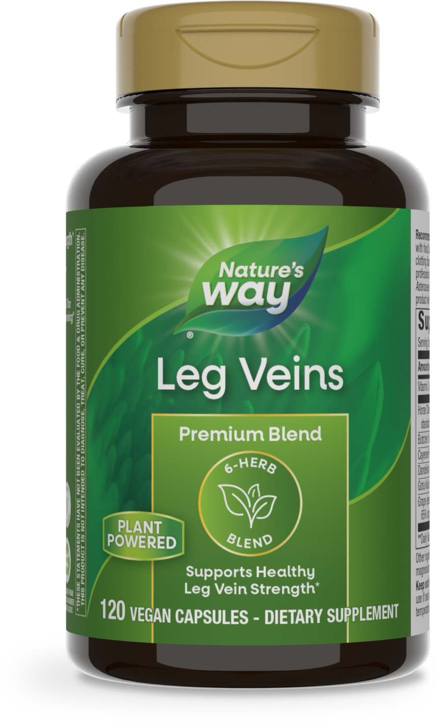 <{%PRIMARY_15335%}>Nature's Way® | Leg Veins Premium Blend, 120 capsules