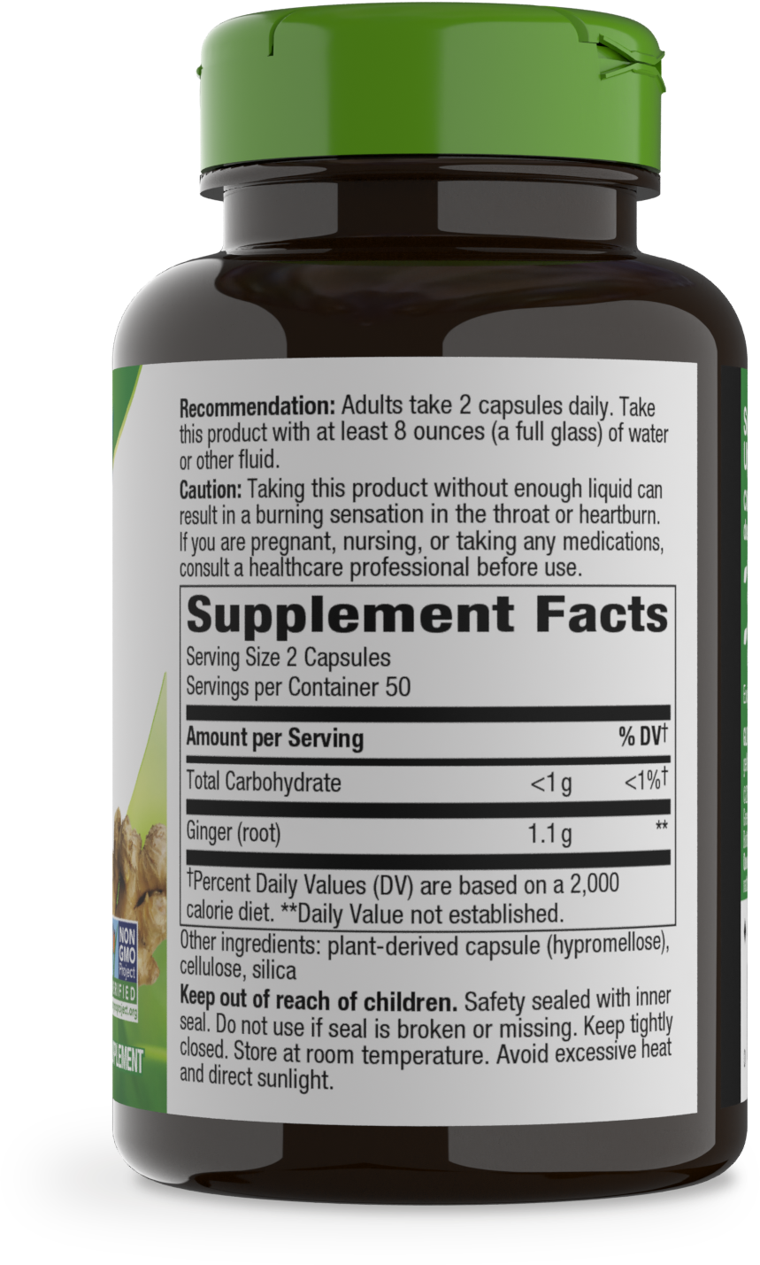 <{%MAIN9_13100%}>Nature's Way® | Ginger Root - right side of pack