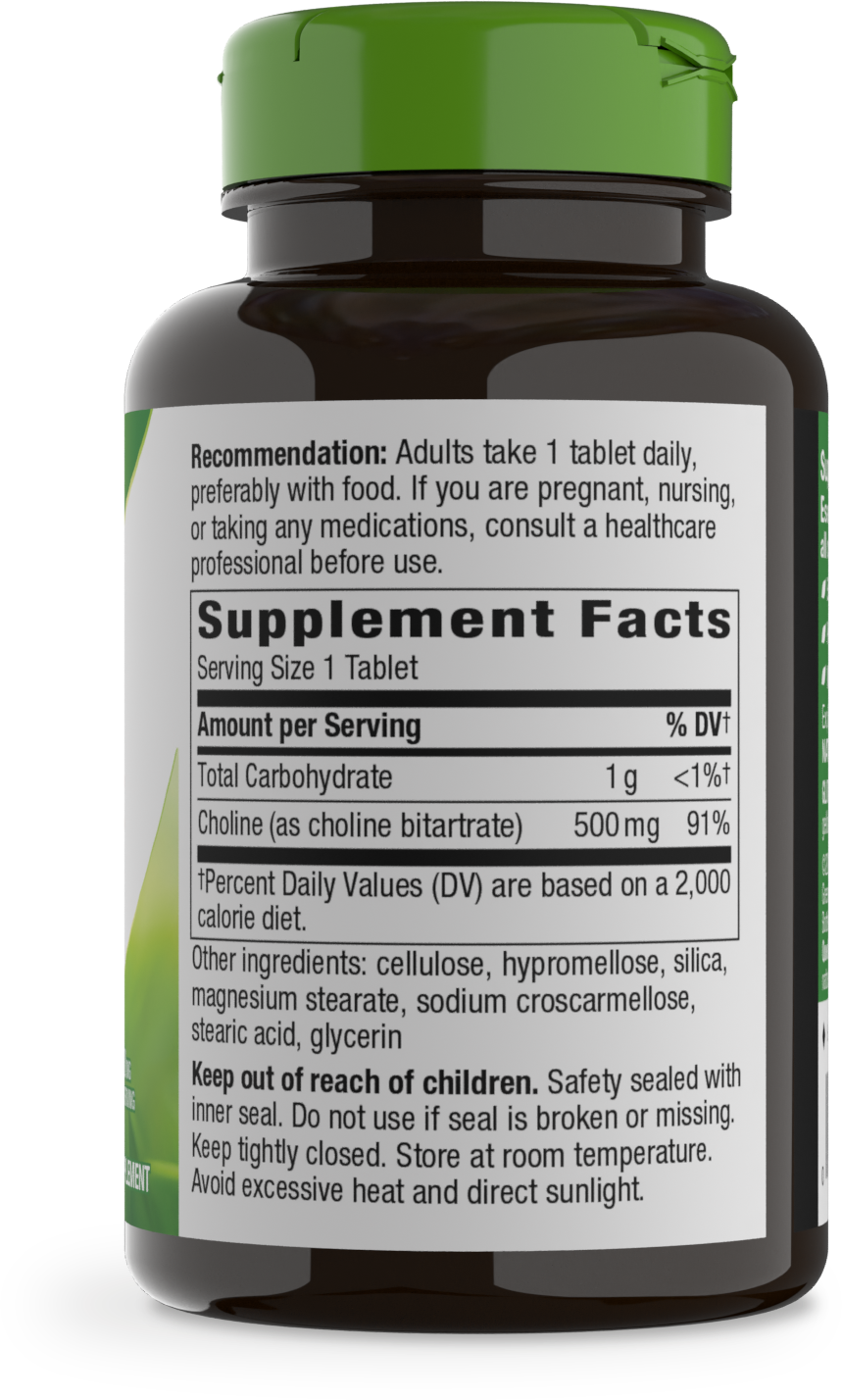 <{%MAIN2_40460%}>Nature's Way® | Choline - right side of pack