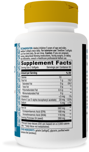 Nature's Way® | EFA Blend for Kids - right side of pack Sku:14181