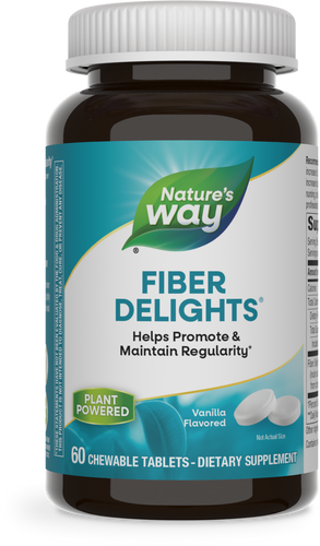 Nature's Way® | Fiber Delights, 60 chewables, Vanilla Sku:07526