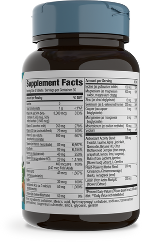 Nature's Way® | Completia Diabetic - right side of pack Sku:14923