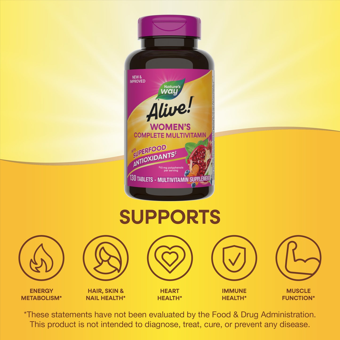 <{%MAIN5_13710%}>Nature's Way® | Alive! Women's Complete Multivitamin