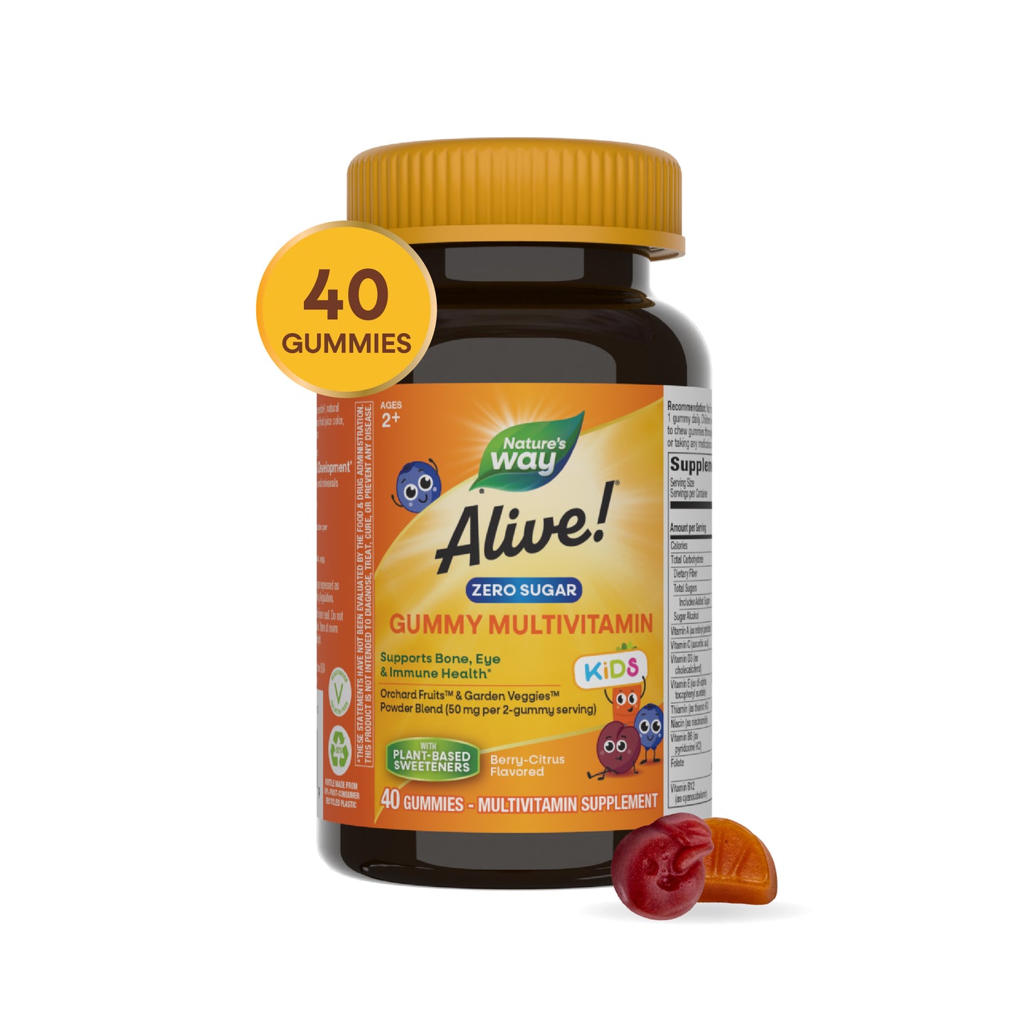 <{%MAIN6_15000%}>Nature's Way® | Alive! Zero Sugar Gummy Multivitamin for Kids