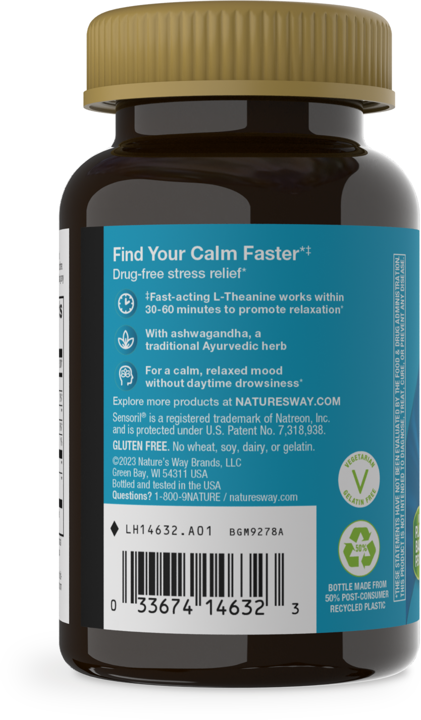 <{%MAIN9_14632%}>Nature's Way® | Quick Calm Gummy - left side of pack