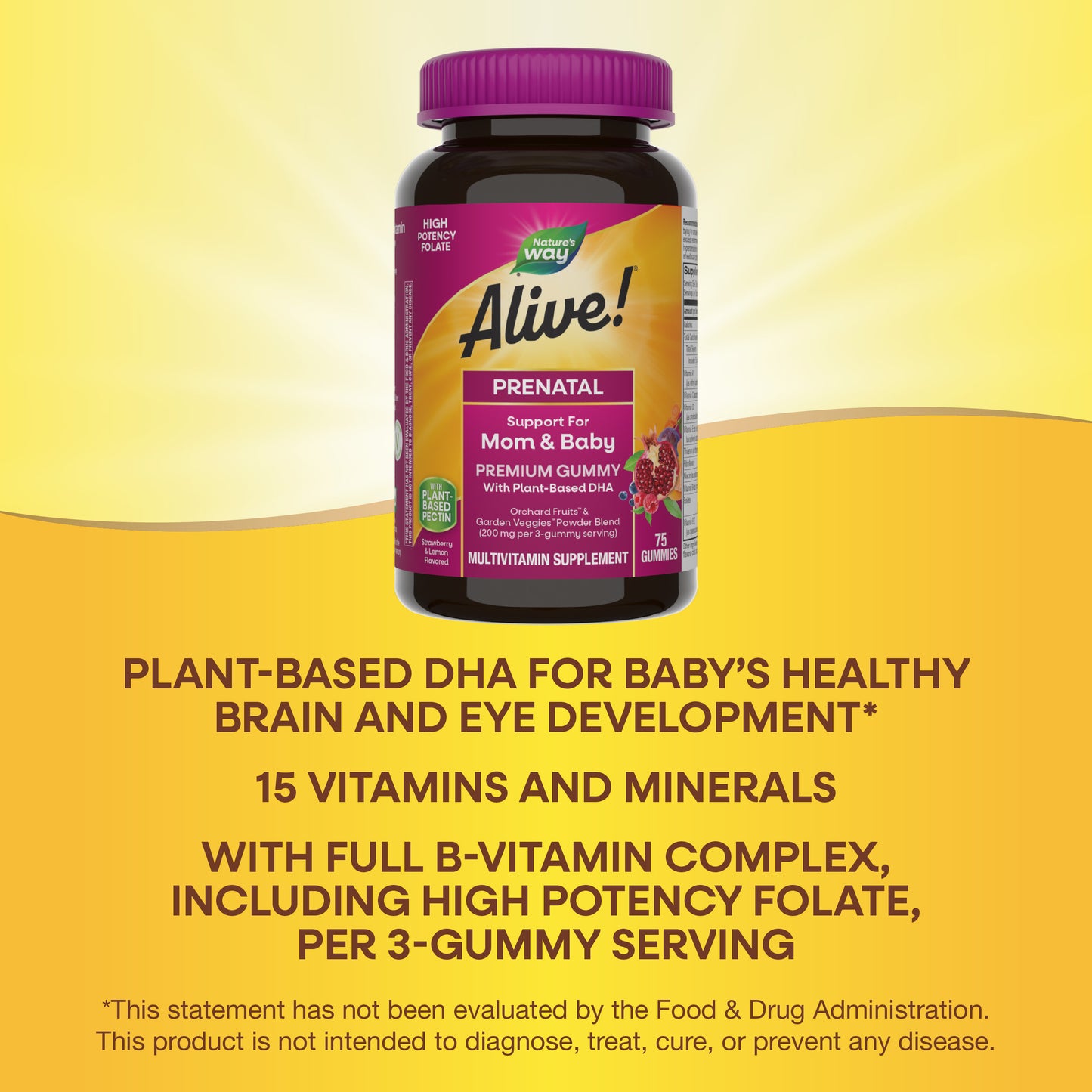 <{%MAIN5_undefined%}>Nature's Way® | Alive!® Premium Prenatal Gummies
