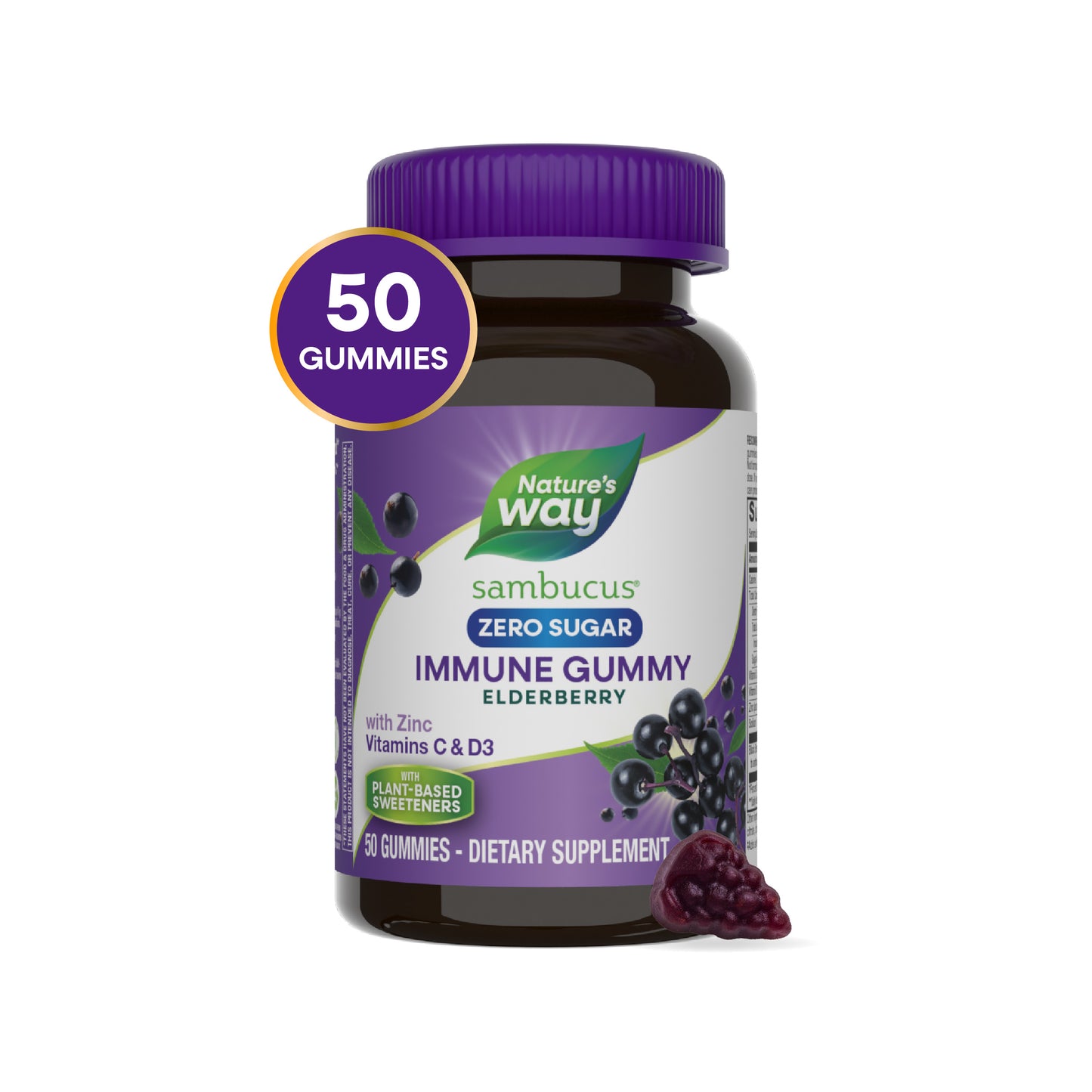 <{%MAIN6_14616%}>Nature's Way® | Sambucus Zero Sugar Immune Gummy