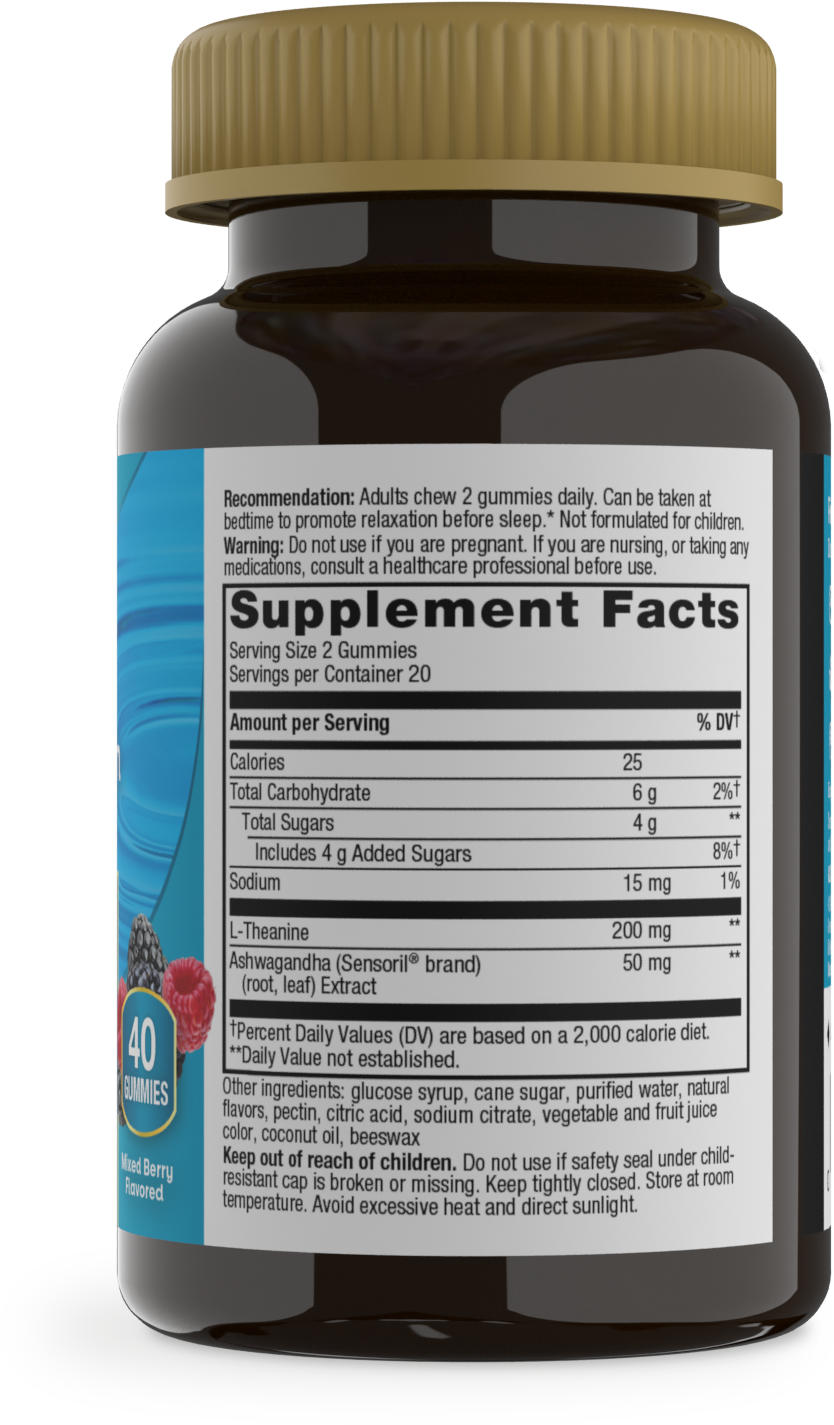 <{%MAIN8_14632%}>Nature's Way® | Quick Calm Gummy - right side of pack