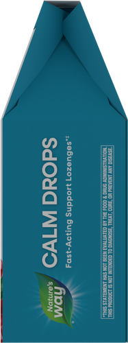 Nature's Way® | Calm Drops Lozenges - left side of pack Sku:14983