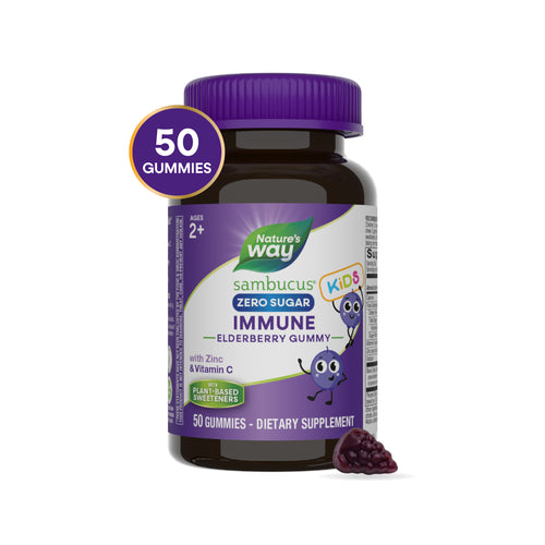 Nature's Way® | Sambucus Zero Sugar Immune Gummies for Kids Sku:15027