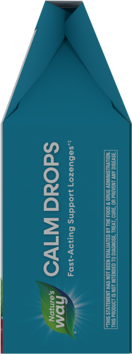 Nature's Way® | Calm Drops Lozenges - left side of pack Sku:14970