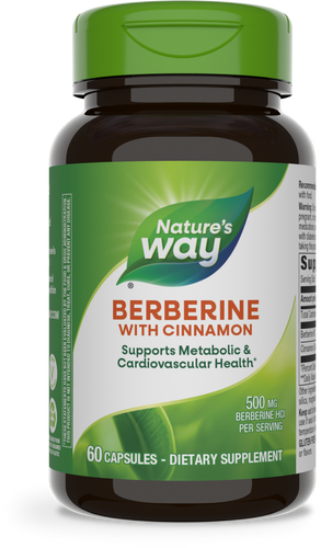Nature's Way® | Berberine with Cinnamon, 60 capsules Sku:15044