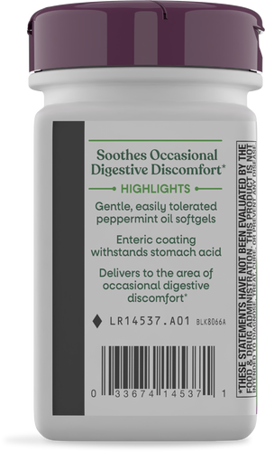 Nature's Way® | Pepogest (Peppermint Oil) - left side of pack Sku:14537