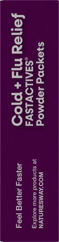 Nature's Way® | Cold+Flu Relief FastActives - left side of pack Sku:15349