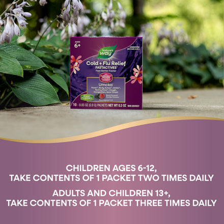 Umcka Cold+Flu Relief FastActives® Supplement Facts