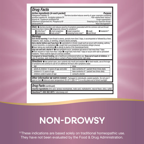 Nature's Way® | Cold+Flu Relief FastActives Sku:15349