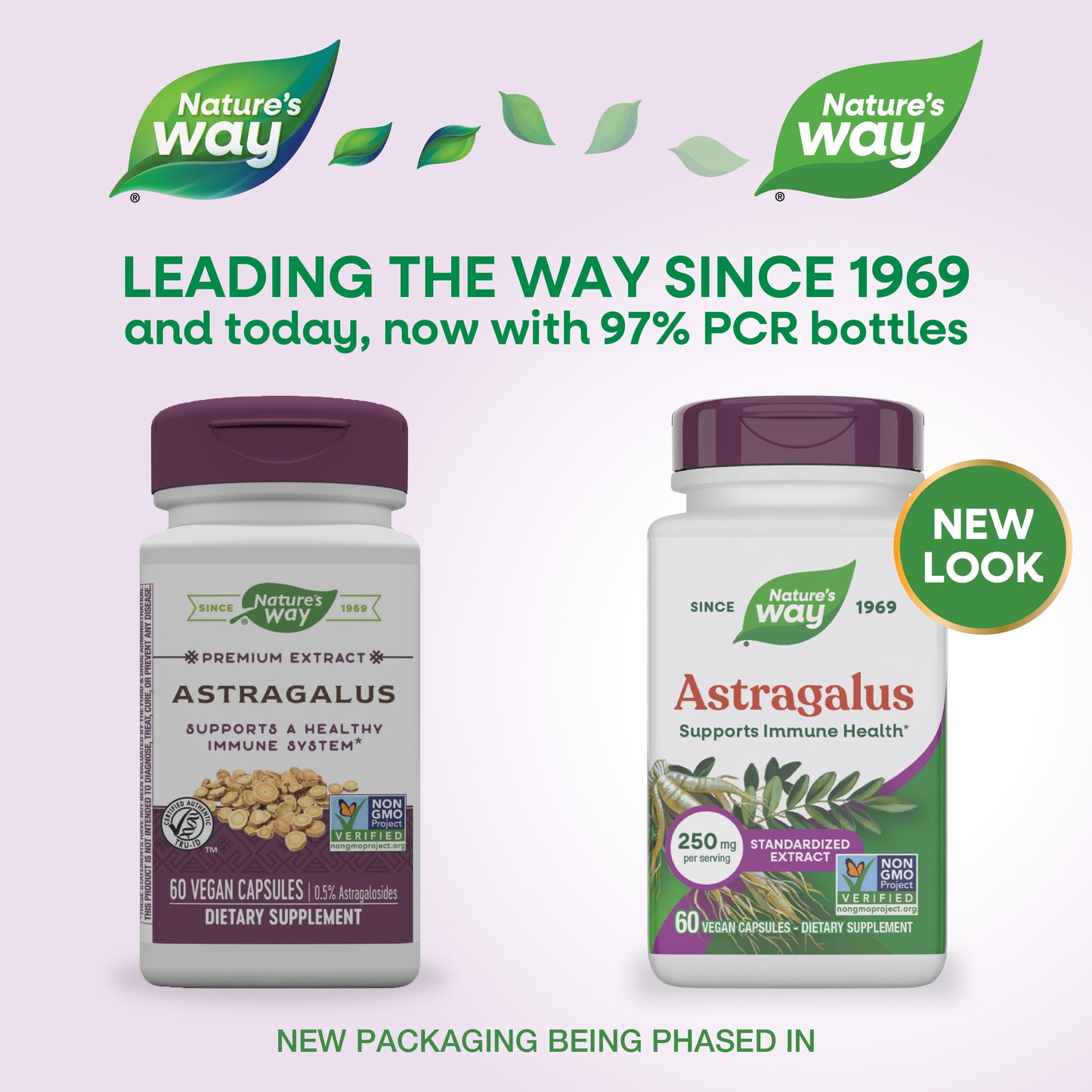 <{%MAIN1_15383%}>Nature's Way® | Astragalus Premium Extract - package updates old to new