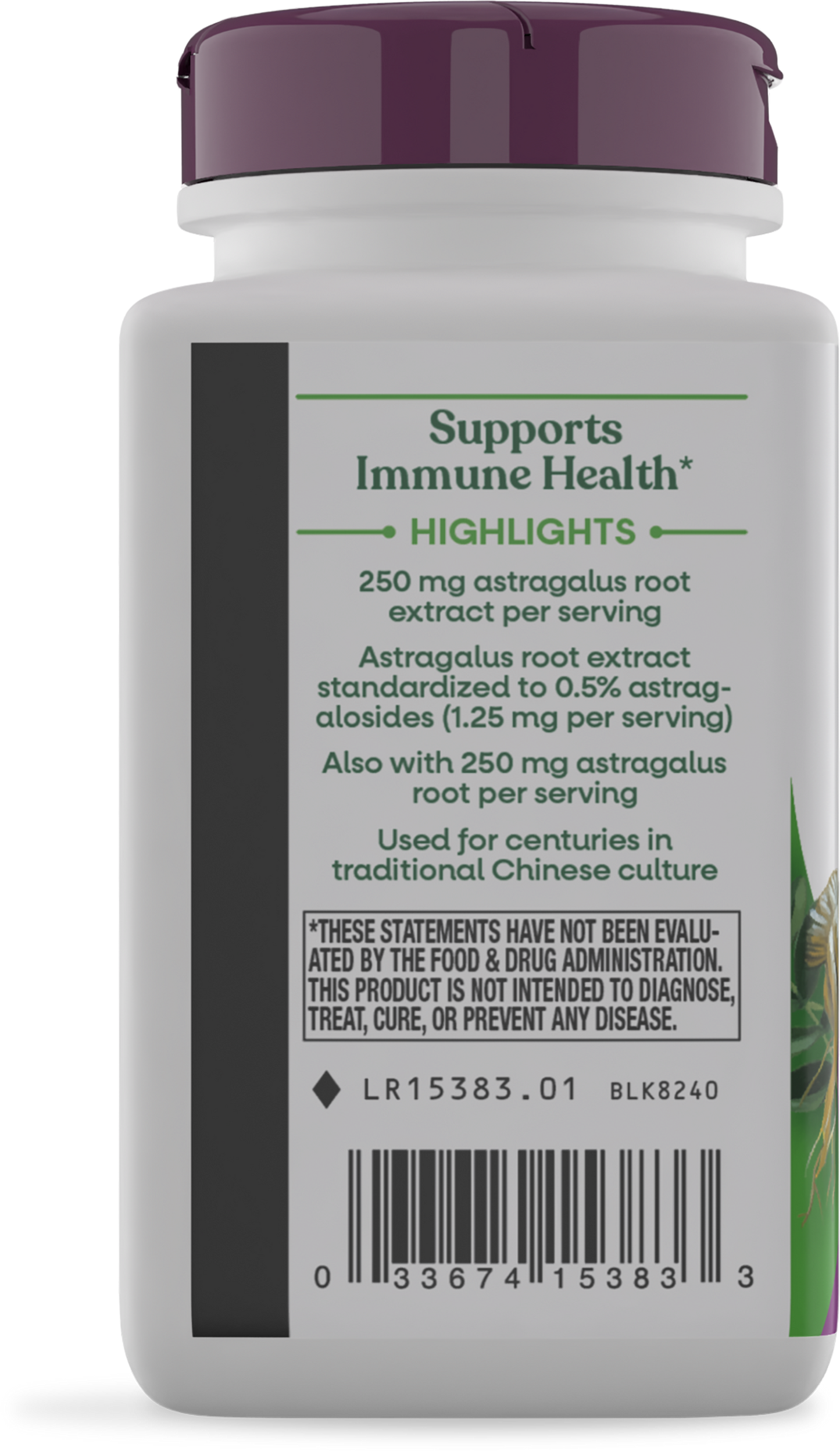 <{%MAIN3_15383%}>Nature's Way® | Astragalus Premium Extract - left side of pack