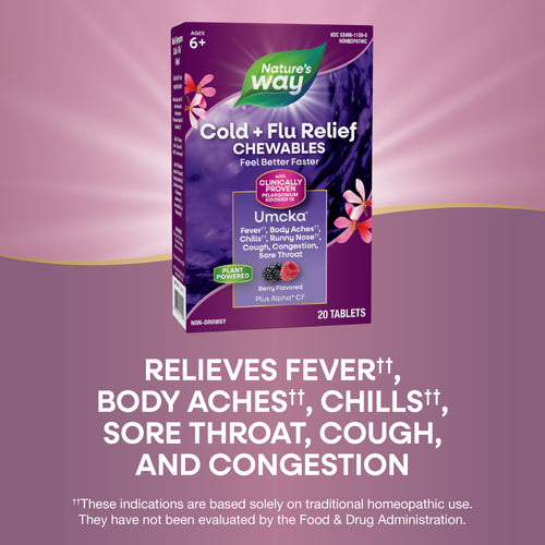 Nature's Way® | Cold+Flu Relief Chewables Sku:15159