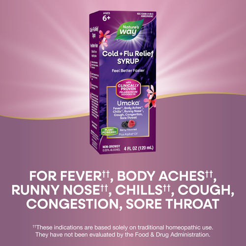 Nature's Way® | Cold+Flu Relief Syrup Sku:15148