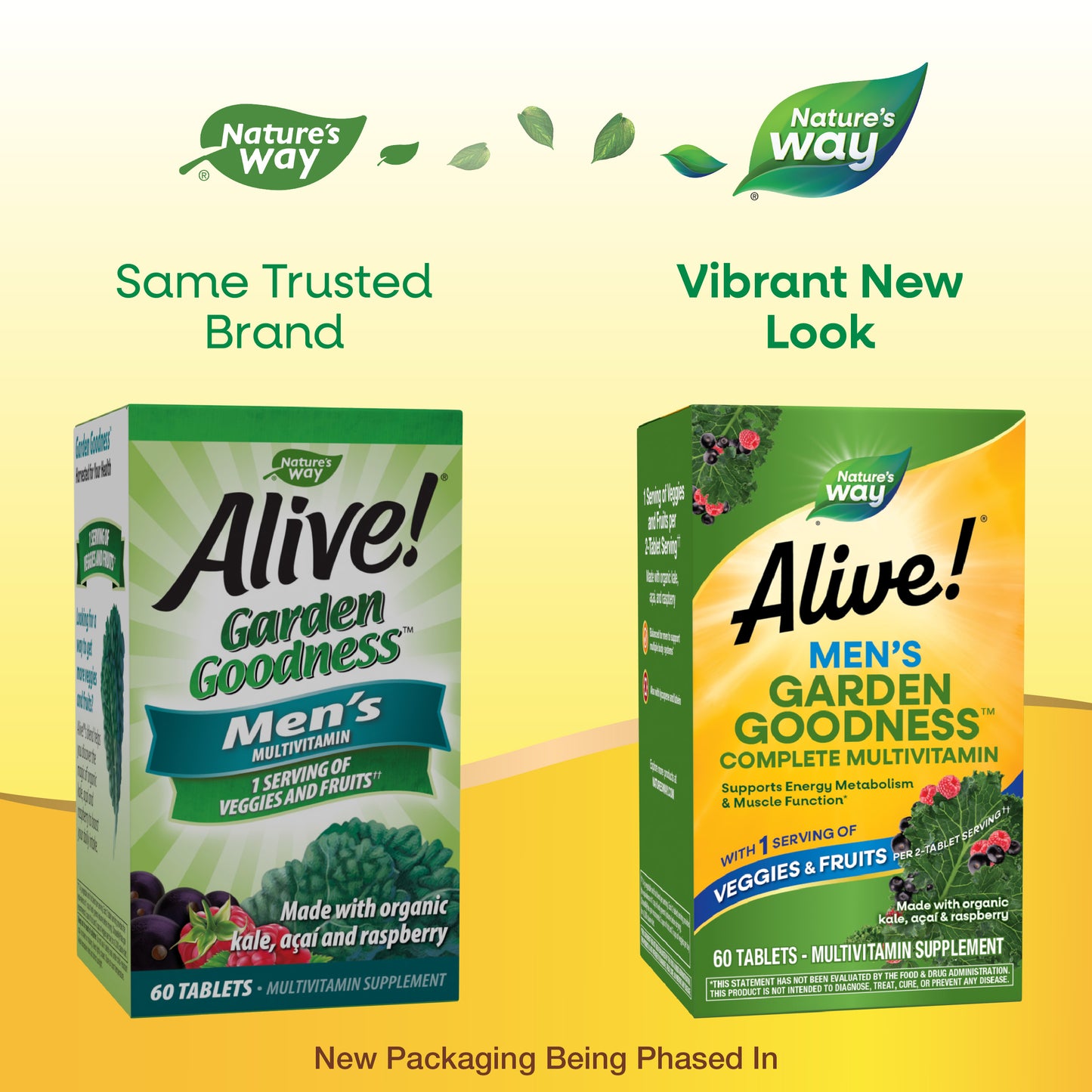 <{%MAIN1_12112%}>Nature's Way® | Alive! Men's Garden Goodness Complete Multivitamin