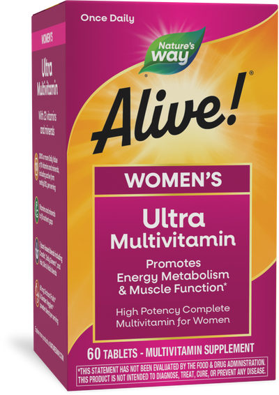 <{%PRIMARY_15686%}>Nature's Way® | Alive! Women's Ultra Multivitamin, 60 tablets
