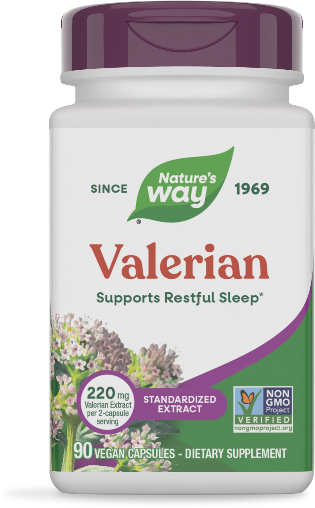 <{%PRIMARY_63400%}>Nature's Way® | Valerian Premium Extract, 90 capsules