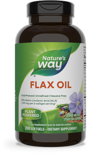 Nature's Way® | Flax Oil, 200 softgels Sku:15425