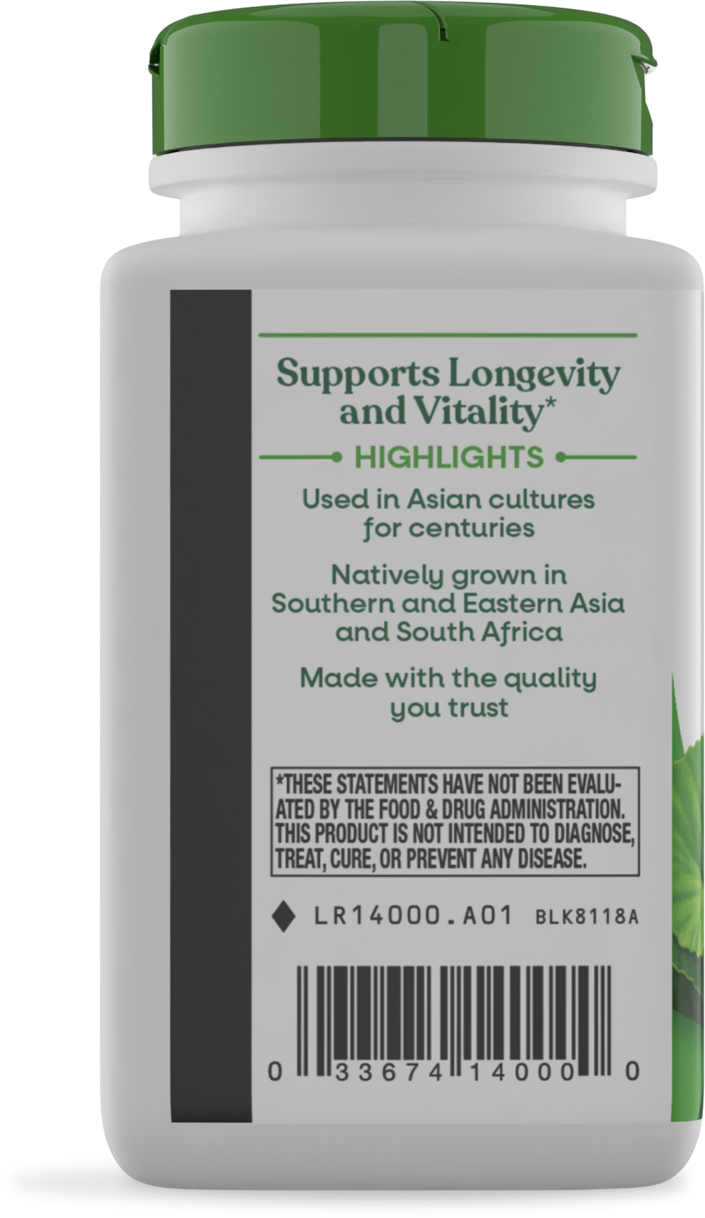 <{%MAIN10_14000%}>Nature's Way® | Gotu Kola Herb - left side of pack