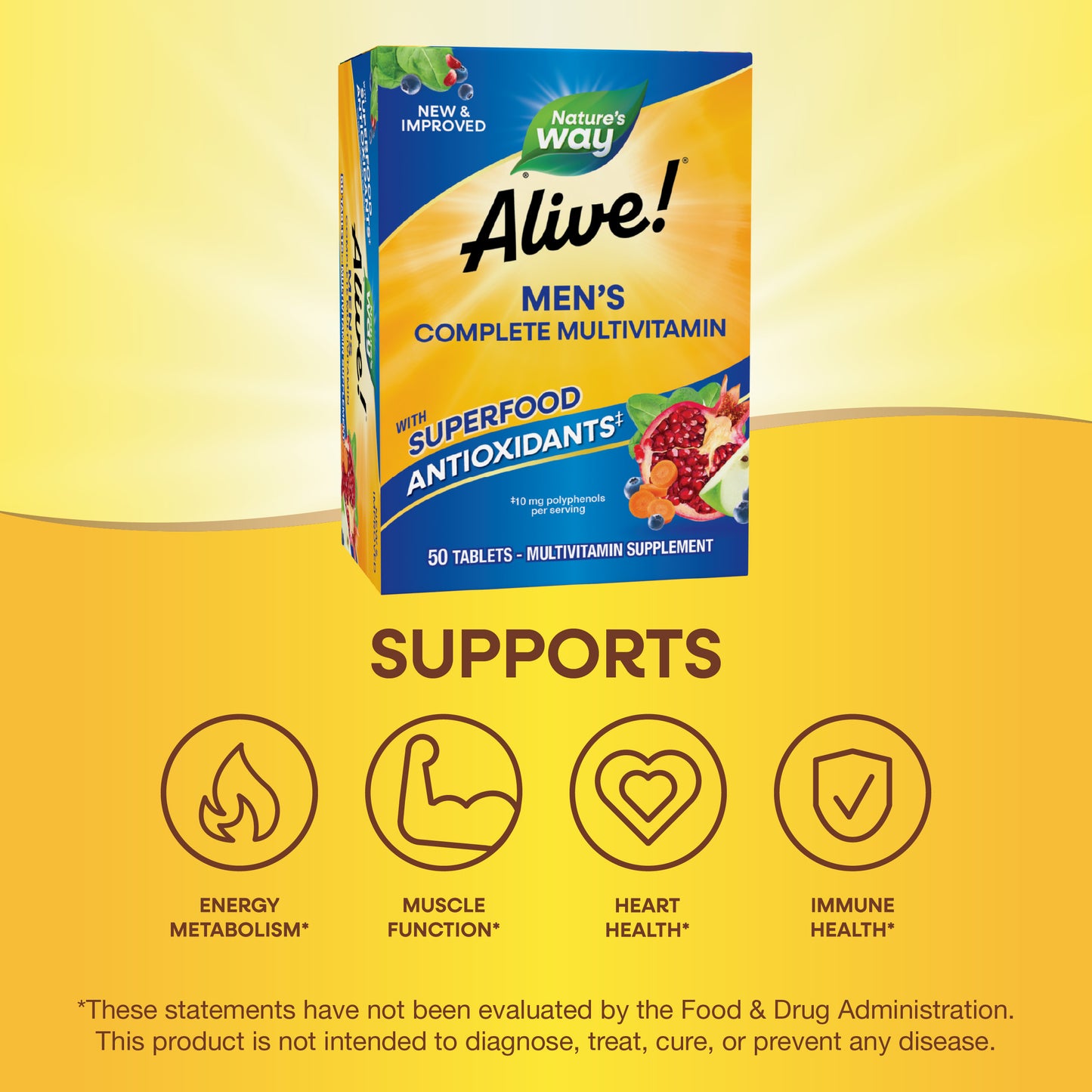<{%MAIN13_13660%}>Nature's Way® | Alive! Men's Complete Multivitamin