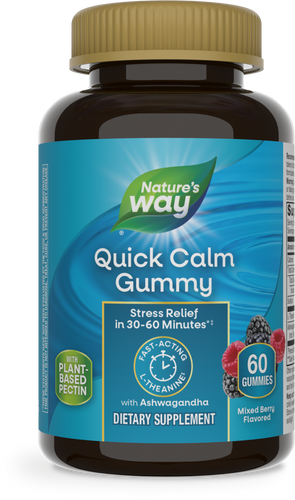 Nature's Way® | Quick Calm Gummy, 60 gummies, Mixed Berry Sku:14390E