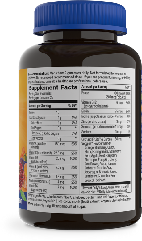 <{%MAIN1_14620%}>Nature's Way® | Alive! Zero Sugar Men's Gummy Multivitamin - right side of pack