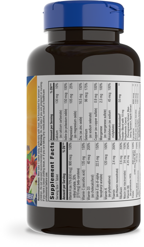 Nature's Way® | Alive! Men's Complete Multivitamin - right side of pack Sku:13716