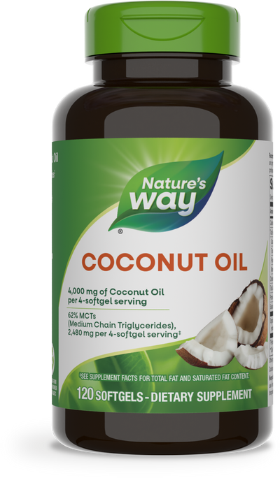 <{%PRIMARY_10009%}>Nature's Way® | Coconut Oil, 120 softgels