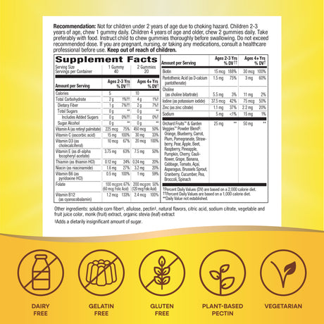 <{%MAIN5_15000%}>Nature's Way® | Alive! Zero Sugar Gummy Multivitamin for Kids