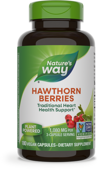 <{%PRIMARY_15338%}>Nature's Way® | Hawthorn Berries, 180 capsules