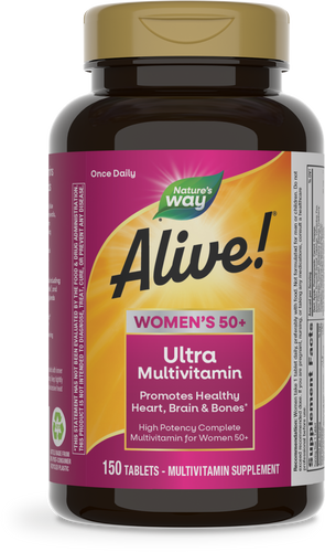 Nature's Way® | Alive! Women's 50+ Ultra Multivitamin, 150 tablets Sku:13941
